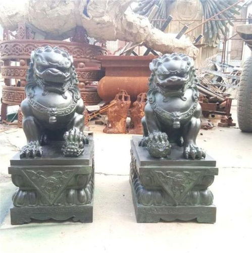 專業加工銅獅子 故宮銅獅子 銅獅子擺件