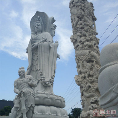 【福建廠家供應 石雕觀音花崗巖觀音菩薩佛像雕塑寺廟供奉擺件】惠安縣磊石石雕工藝品店 - 產品庫